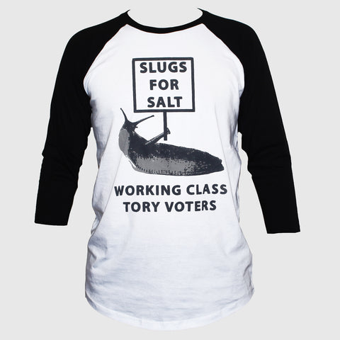 Anti Tory/Conservative Party T shirt Labour Left Wing Activist 3/4 Sleeve Top