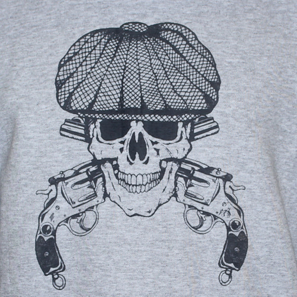 Tommy Shelby Skull T shirt Peaky Blinders Rockabilly Goth Tee