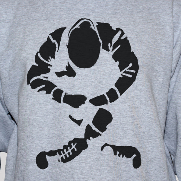 Skinhead Sweatshirt unisex hardcore punk rock oi grey sweater jumper