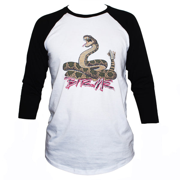 Snake Bite Me Biker Rockabilly T shirt