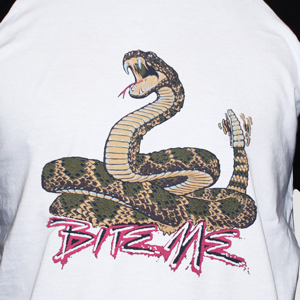 Snake Bite Me Biker Rockabilly T shirt