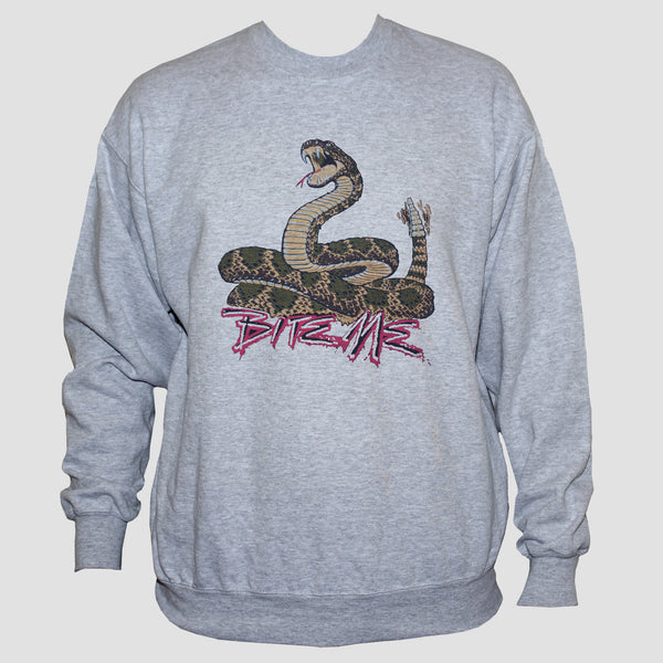 Snake "Bite Me" Biker Rockabilly Style Sweatshirt