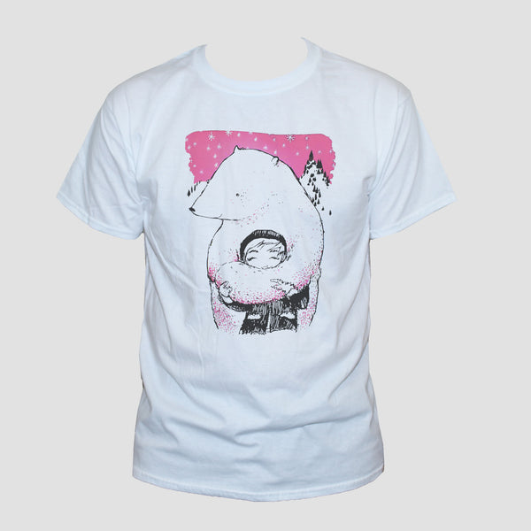 Polar Bear Animation Style T shirt White Unisex Tee