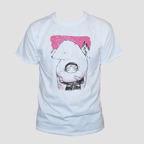 Polar Bear Animation Style T shirt White Unisex Tee