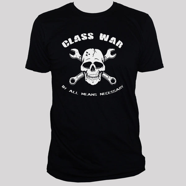 Class war shirt punk rock political left wing mens/womens top