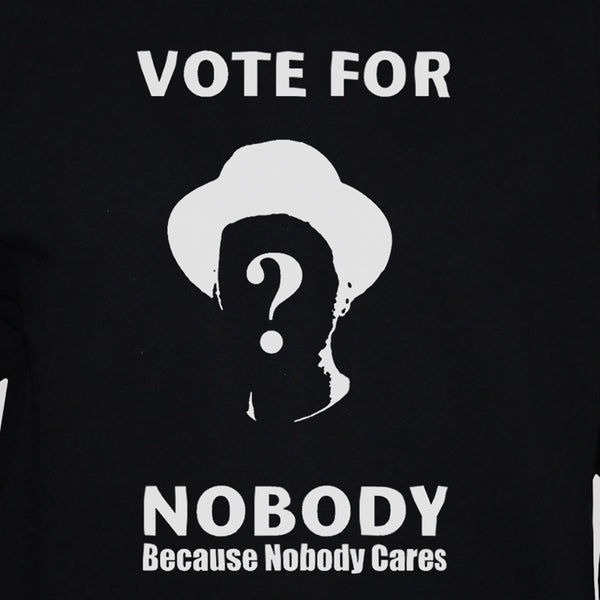 Political Anarchist Vote For Nobody Sweatshirt Black