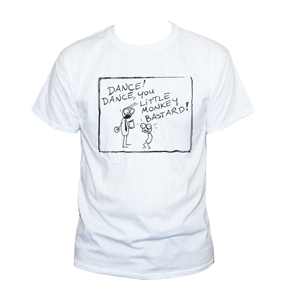 Funny "Dance You Little Monkey Bastard" Graphic T shirt