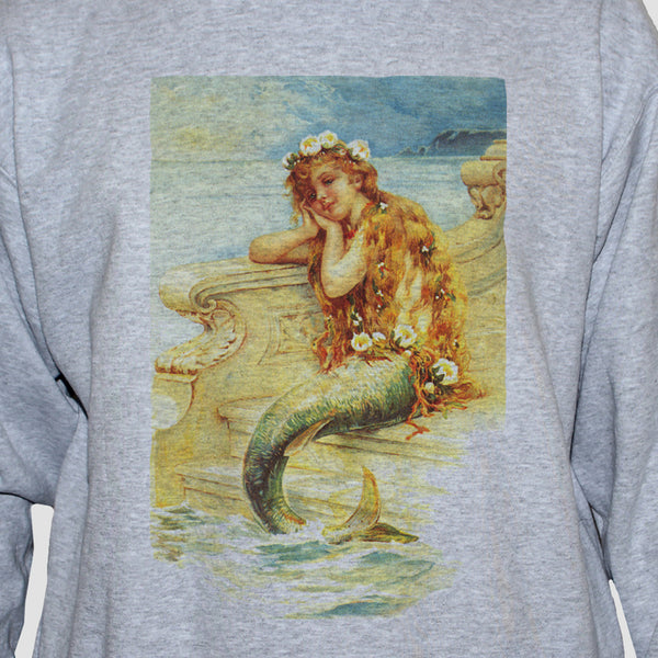 Mermaid Pre-Raphaelite Style Art Painting T shirt