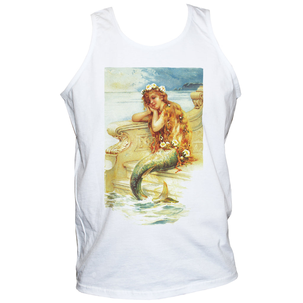Mermaid Art Painting T shirt Vest