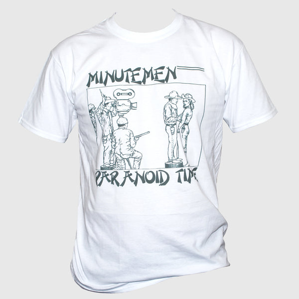 Minutemen Experimental Rock Punk T shirt White