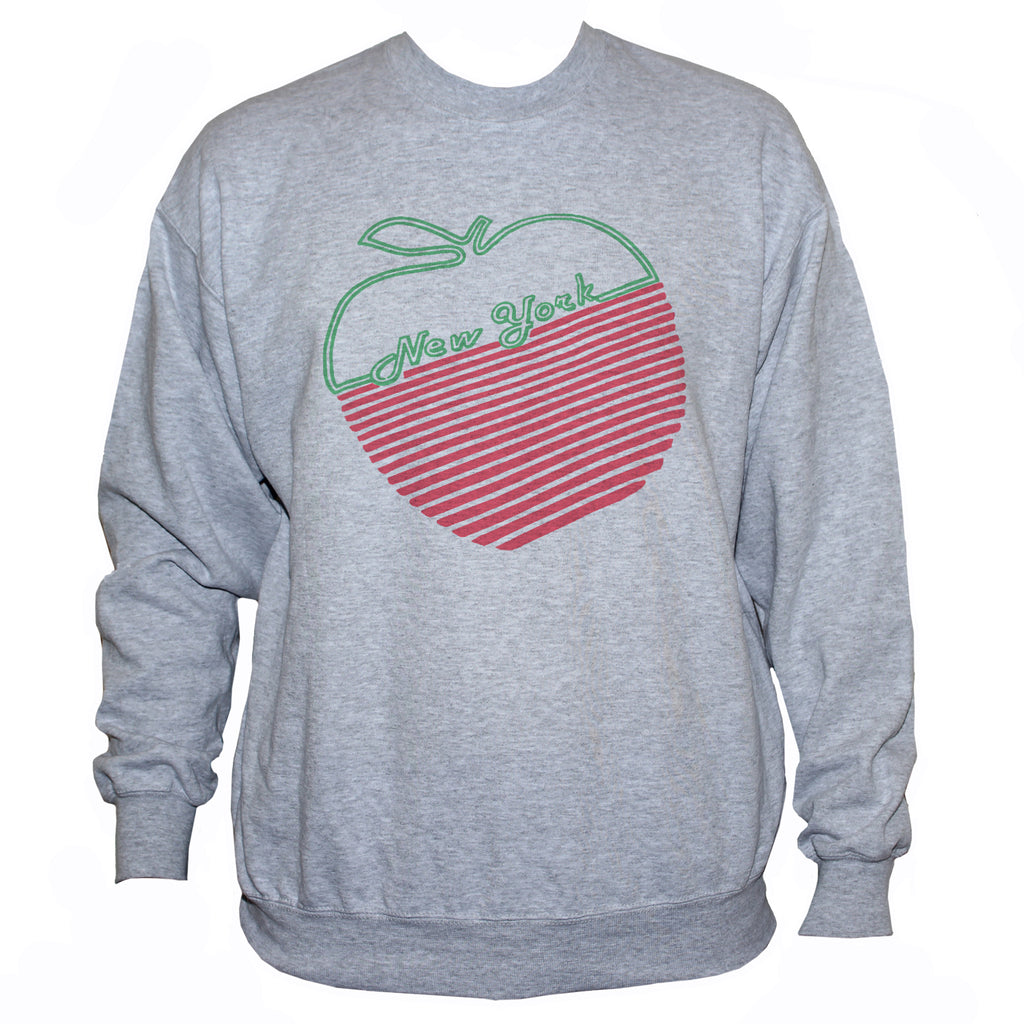 New York Apple Logo Retro Style Sweatshirt