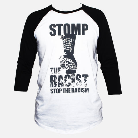 Anti Racist T shirt Political Activist 3/4 Sleeve Top