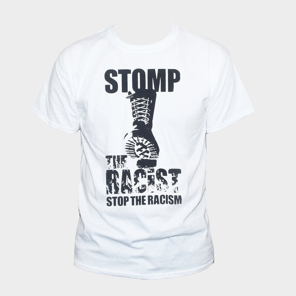 Anti Racist Stomp The Racit Political Slogan T shirt