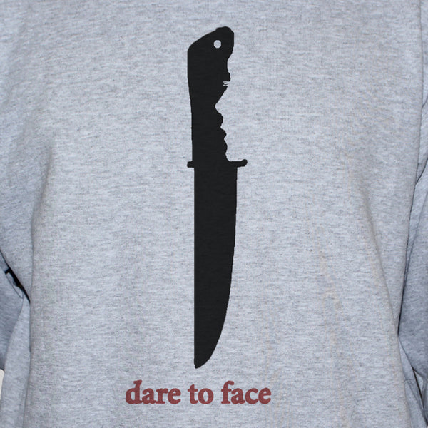 Political Anti Knife Crime/Violence Protest Optical Illusion T shirt