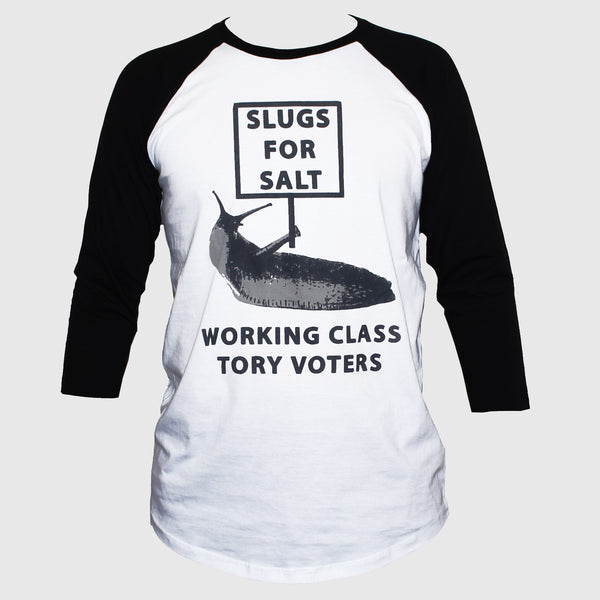 Anti Tory/Conservative Party T shirt Labour Left Wing Activist 3/4 Sleeve Top