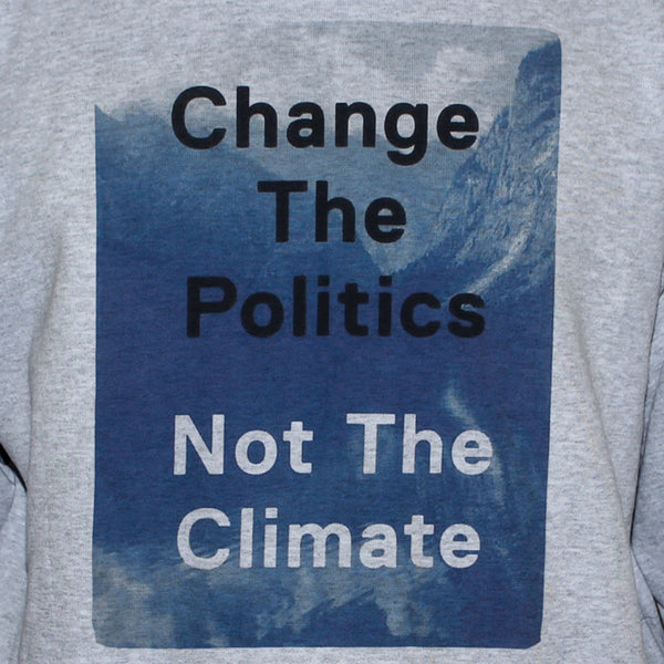 Climate Change Environment Activist Grey T shirt Political Protest Graphic Tee 