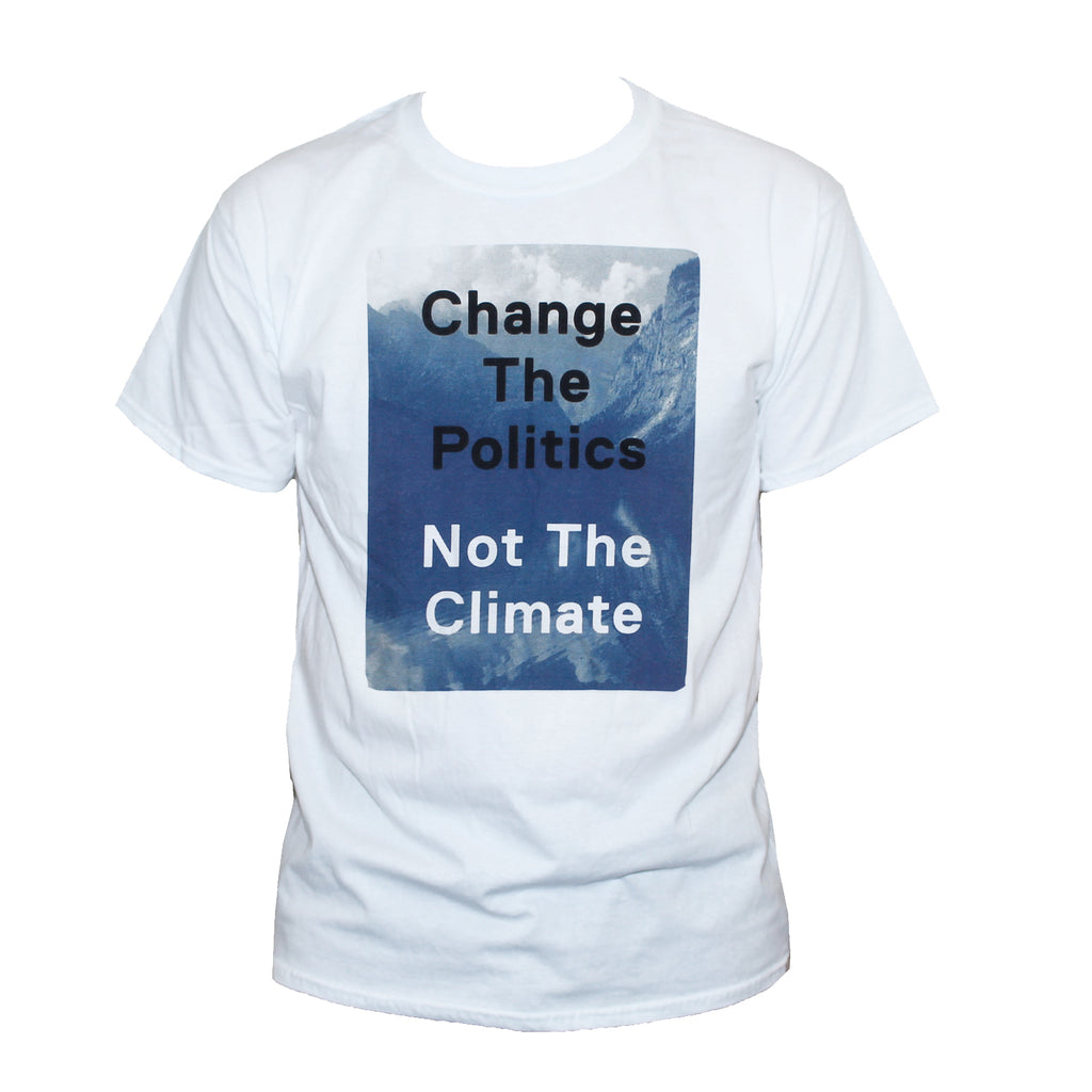 Climate Change Environment Activist White T shirt Political Protest Graphic Tee