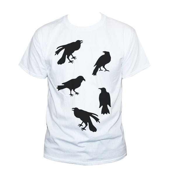 Five Crows Retro Style Graphic T shirt