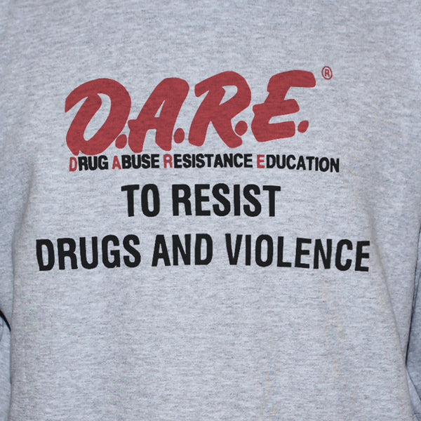 D.A.R.E. To Resist Drugs And Violence Retro Style Protest T shirt