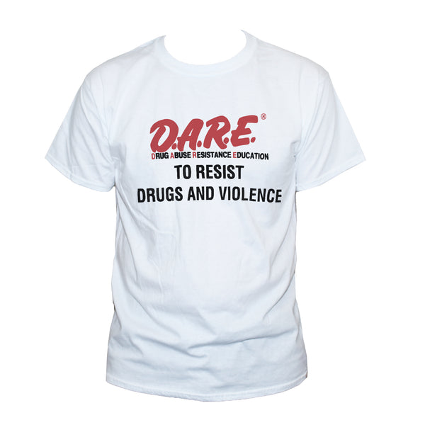 Political D.A.R.E. To Resist Drugs And Violence Retro Protest T shirt