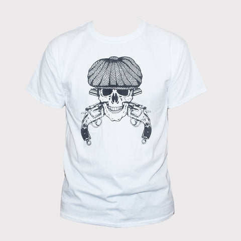 Tommy Shelby Skull T shirt Peaky Blinders Rockabilly Goth Tee